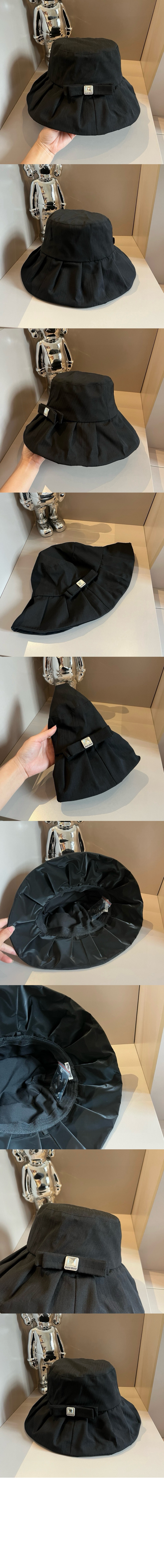 미우미우 플리츠 버킷햇 5HC176