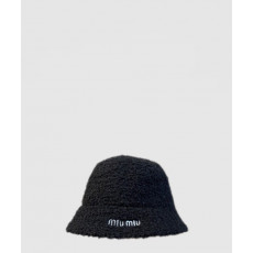 미우미우 로고 자수 버킷햇 5HC196