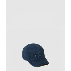 미우미우 데님 베이스볼 캡 5HC179