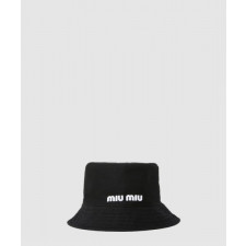 미우미우 로고 자수 버킷햇 5HC196