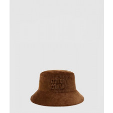 미우미우 로고 버킷햇 5HC196