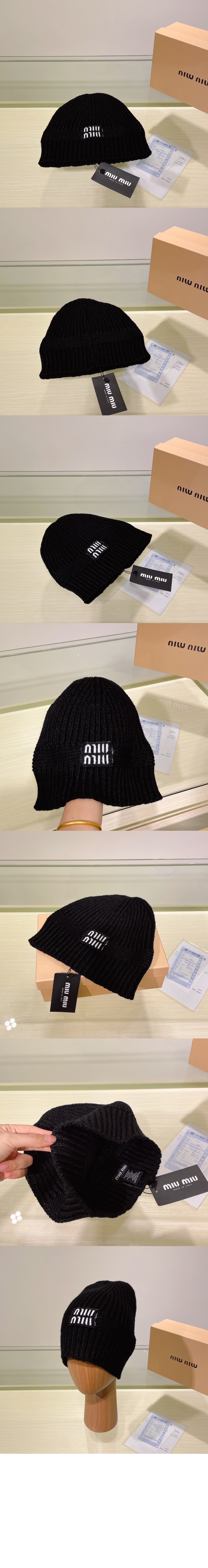 미우미우 니트 비니 5HC311
