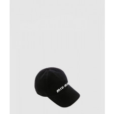 미우미우 벨벳 베이스볼 캡 5HC179