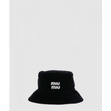 미우미우 로고 버킷햇 5HC196