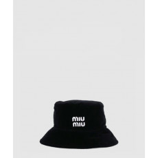 미우미우 로고 버킷햇 5HC196