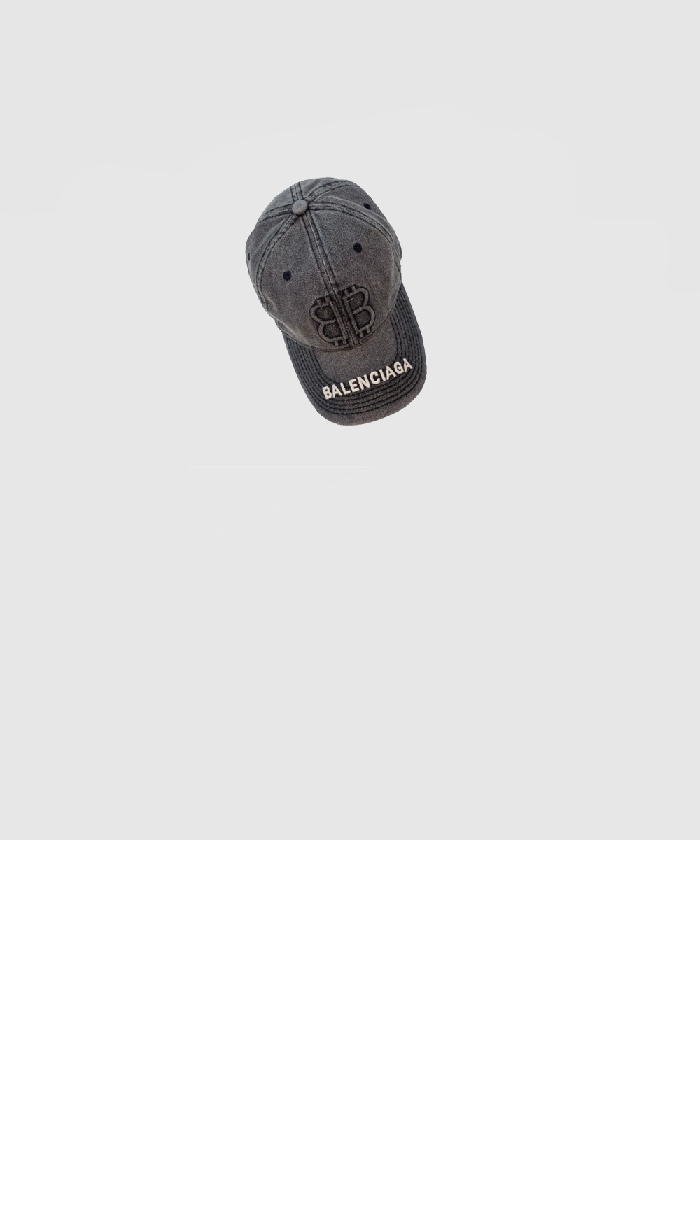 발렌시아가 베이스볼 캡 855412