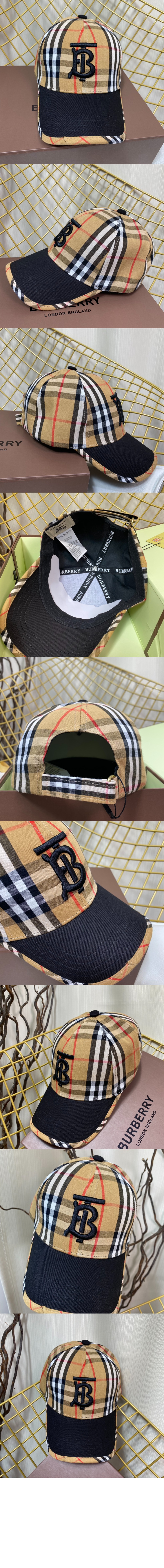 버버리 베이스볼 캡 8048521