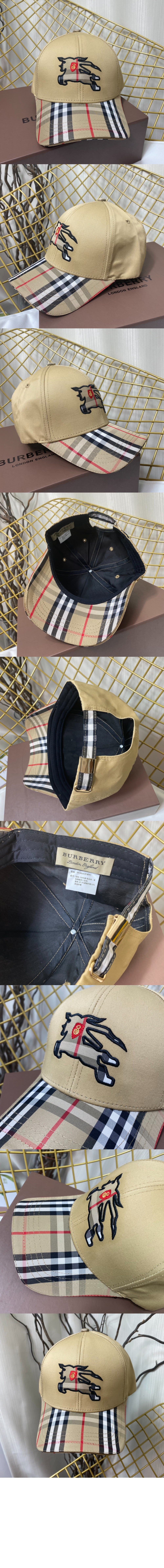 버버리 베이스볼 캡 8086521