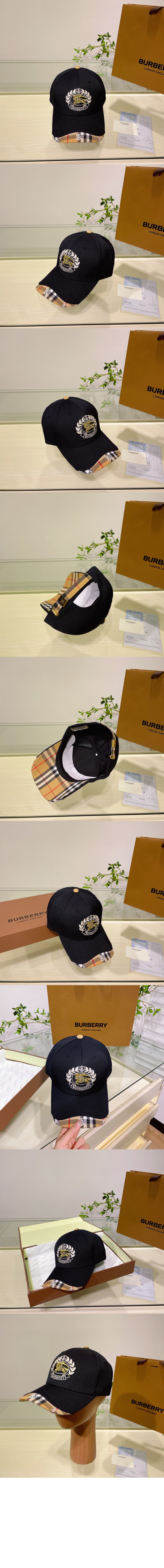 버버리 베이스볼 캡 8045315