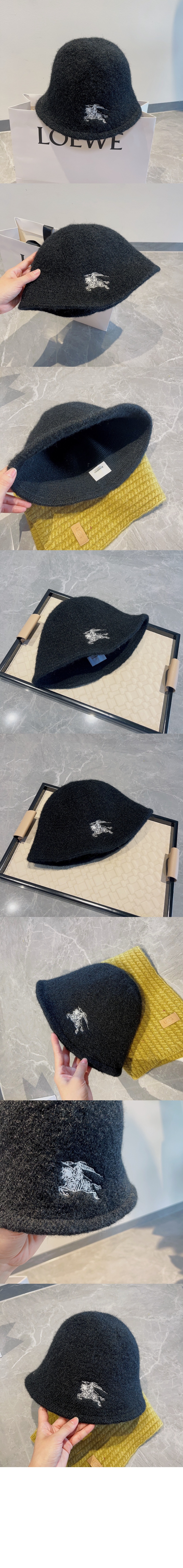 버버리 램스울 벙거지 8064735