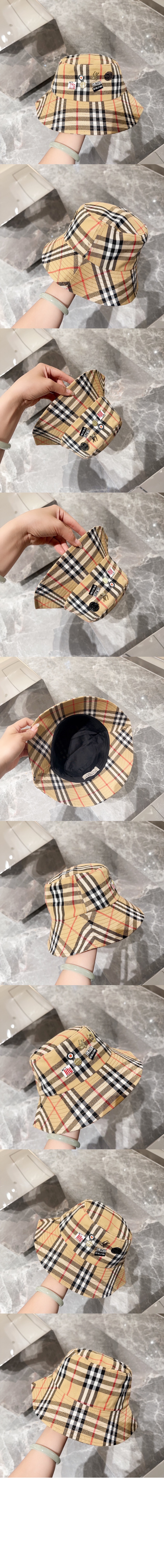 버버리 빈티지 체크 버킷햇 80563243