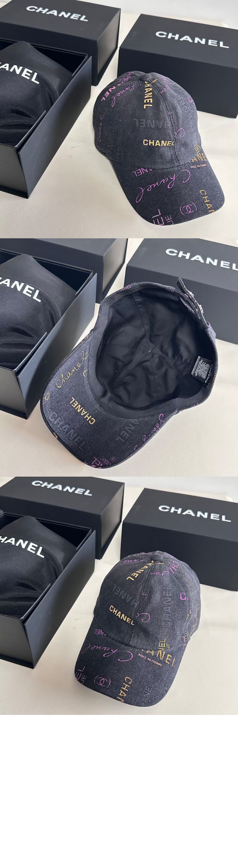 샤넬 베이스볼 캡 AA7436