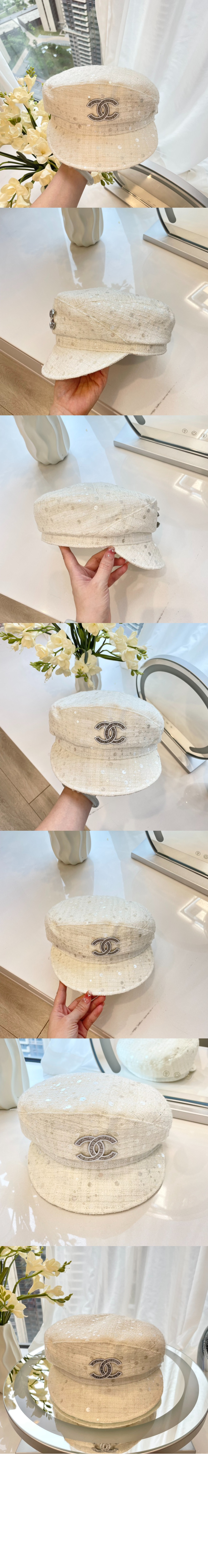 샤넬 팔각 모자 AA4124