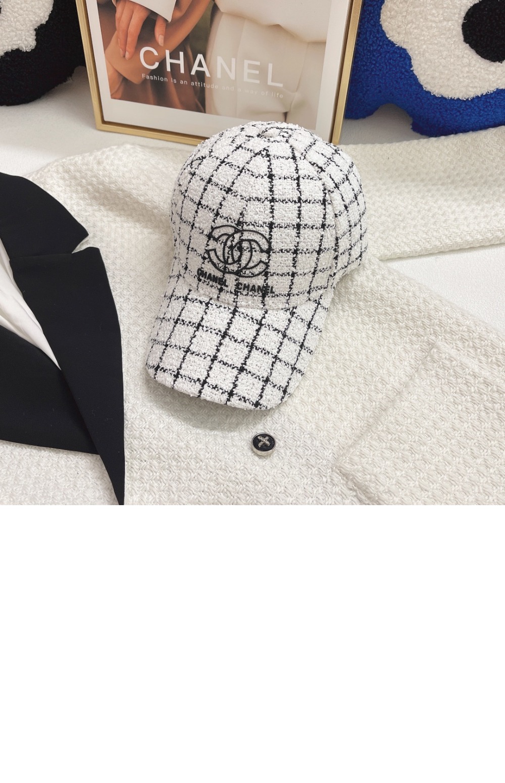 샤넬 베이스볼 캡 AA4853