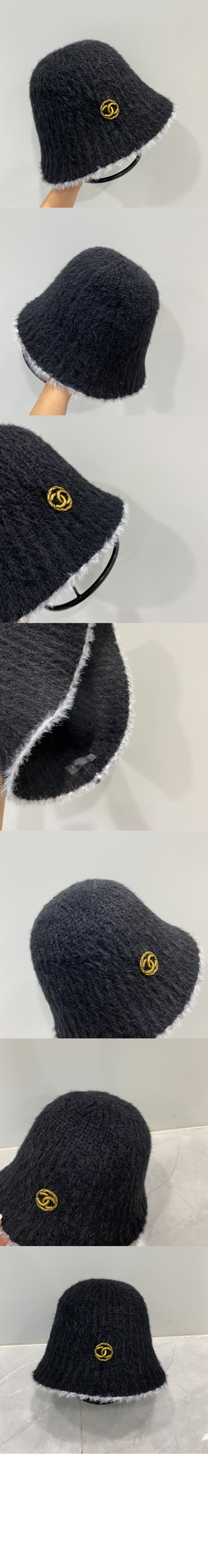 샤넬 램스울 벙거지 AA3572