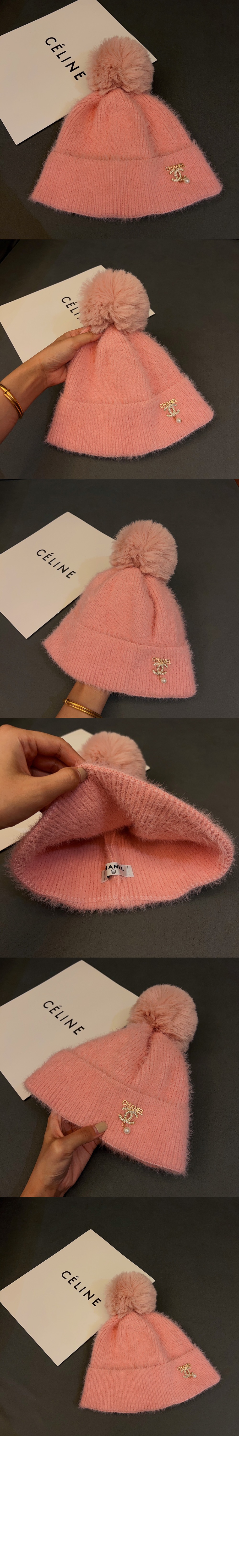 샤넬 니트 비니 AA3212