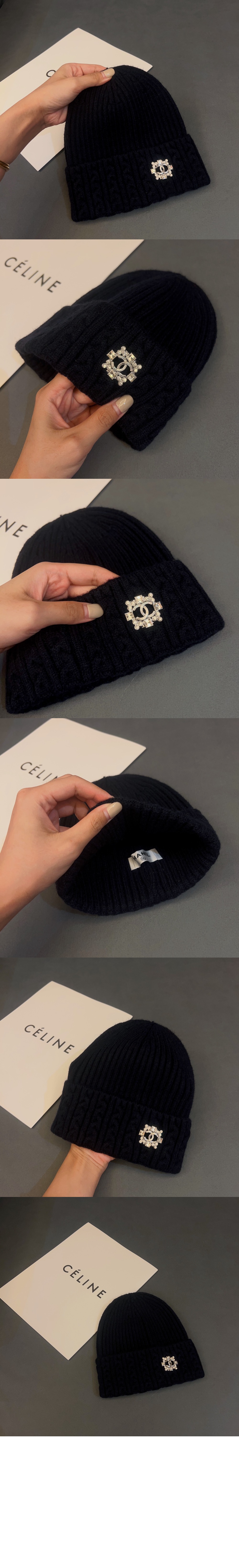 샤넬 니트 비니 AA3713