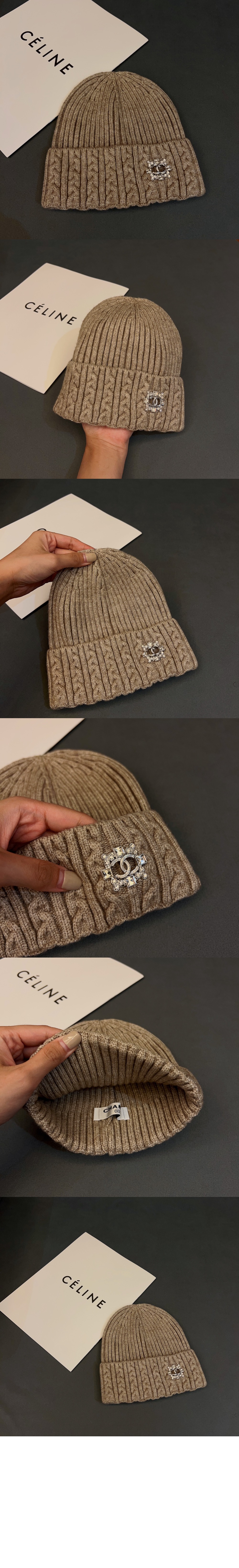 샤넬 니트 비니 AA3713