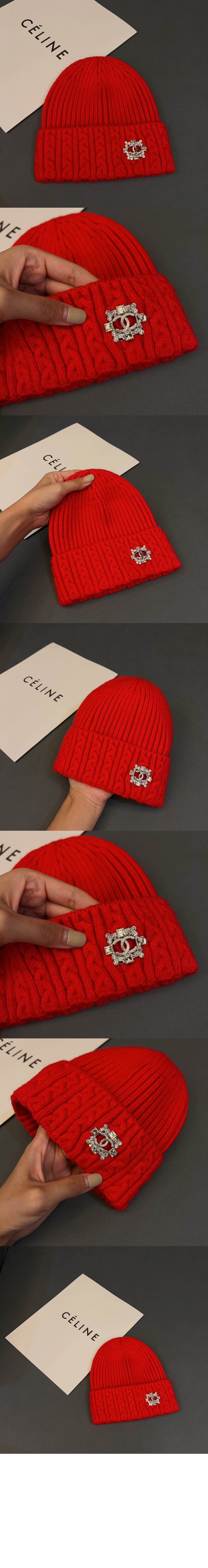 샤넬 니트 비니 AA3713