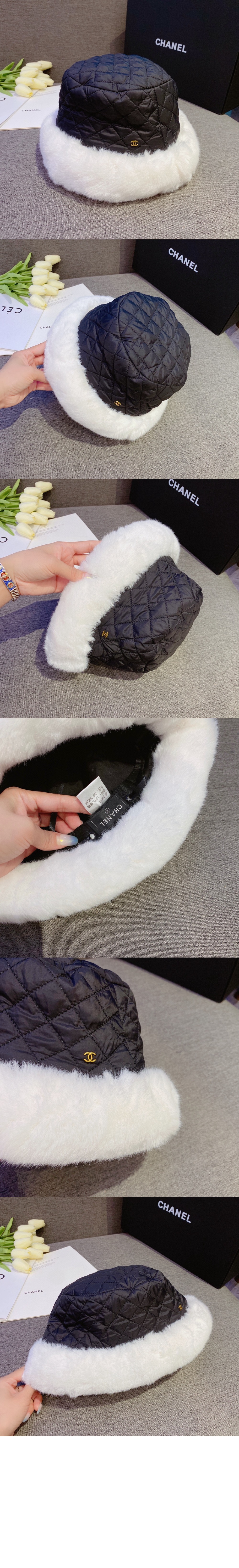 샤넬 램스울 벙거지 AA2276