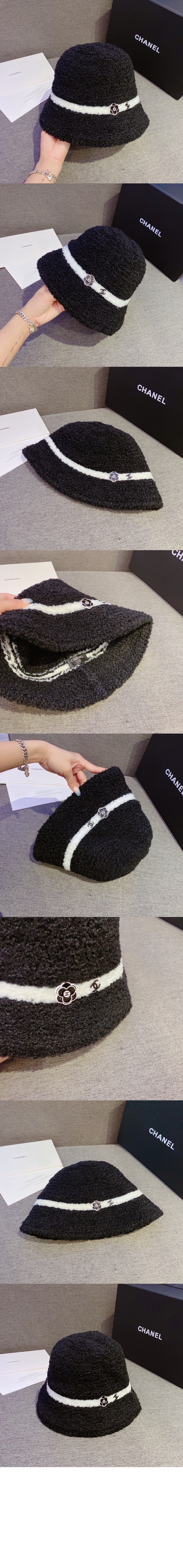 샤넬 램스울 벙거지 AA3782