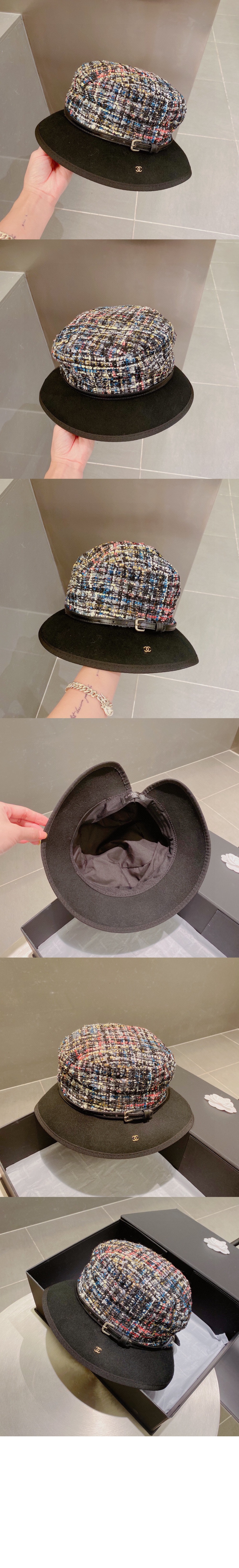 샤넬 니트 선캡 AA6547