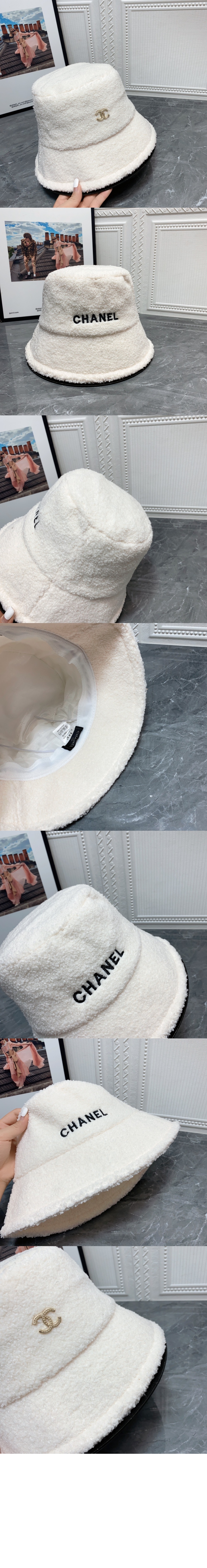 샤넬 램스울 벙거지 AA3614