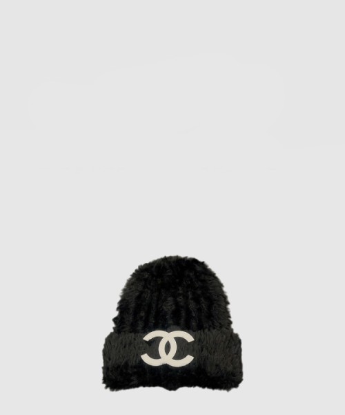 샤넬 램스울 비니 AA2841