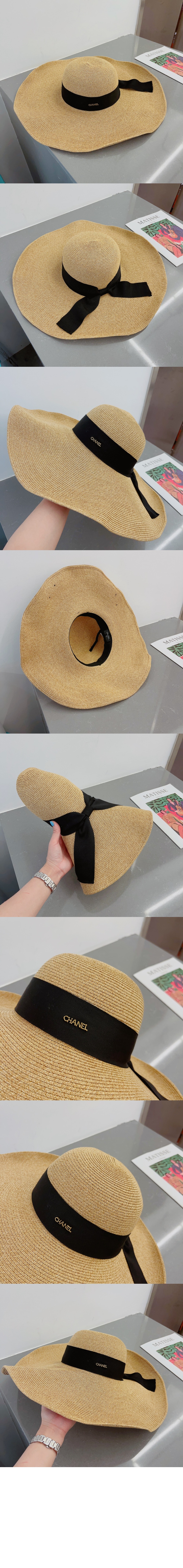 샤넬 비치모자 AA3713