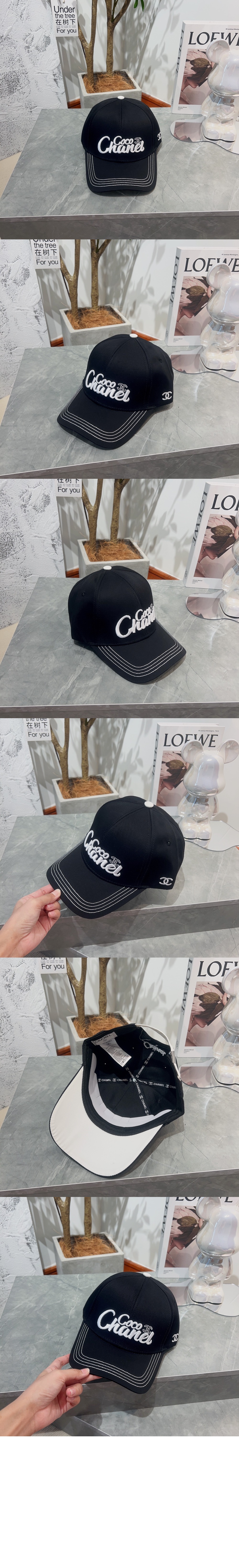 샤넬 베이스볼 캡 AA7384