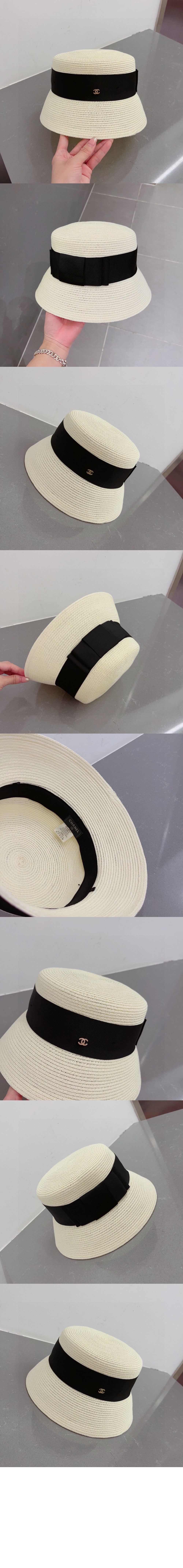 샤넬 밀짚모자 버킷햇 AA5411