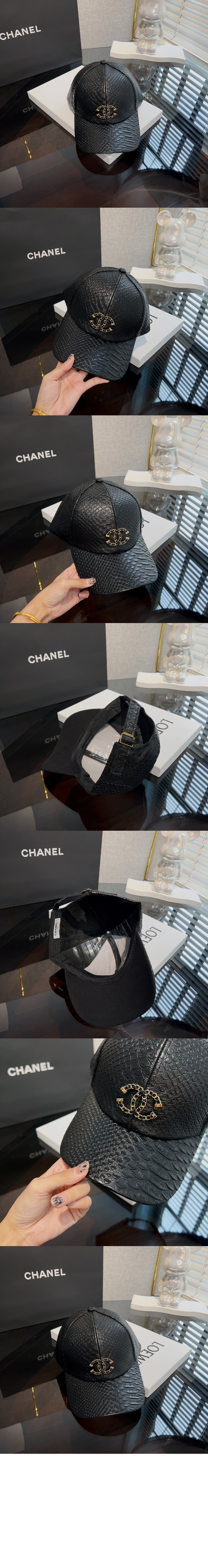 샤넬 베이스볼 캡 AA9833