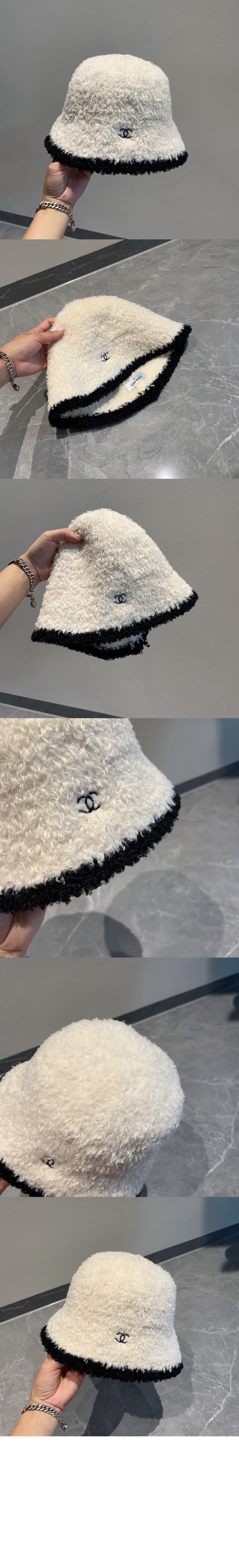 샤넬 뽀글이 벙거지 AA1534