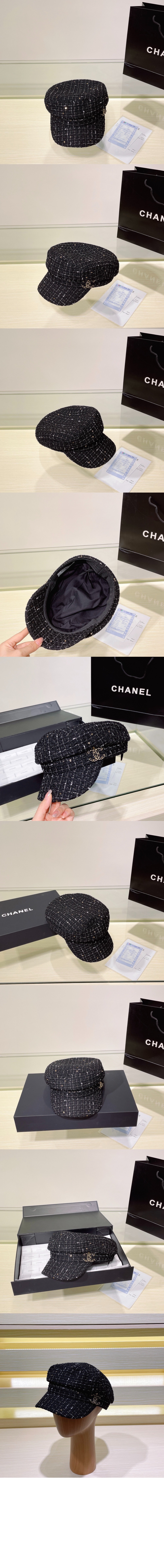 샤넬 팔각 모자 AA9564
