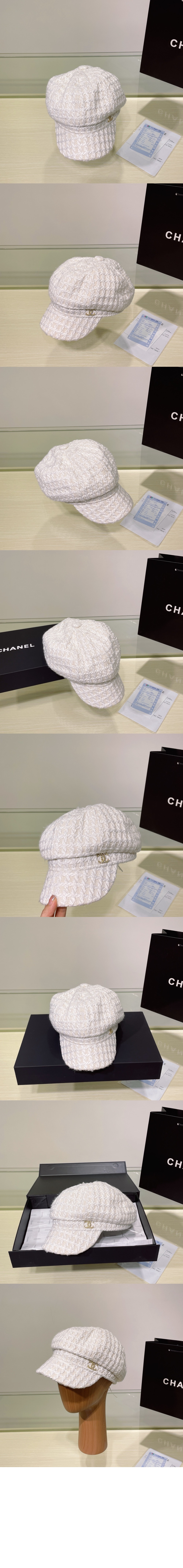 샤넬 팔각 모자 AA9564