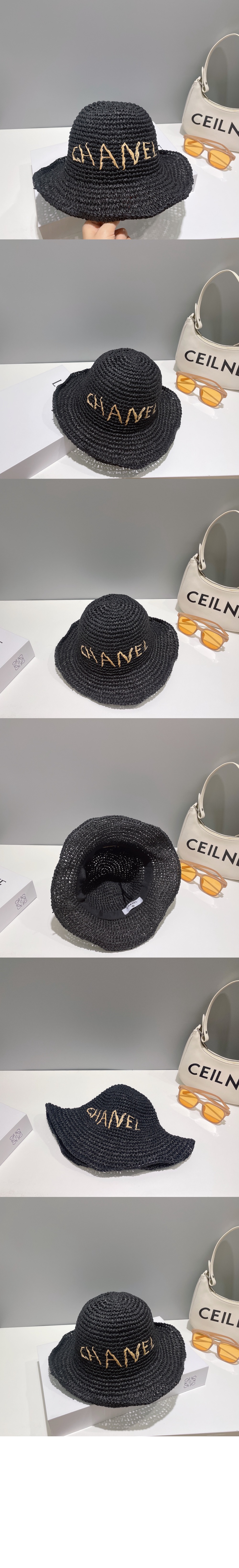 샤넬 밀짚모자 선캡 AA5541