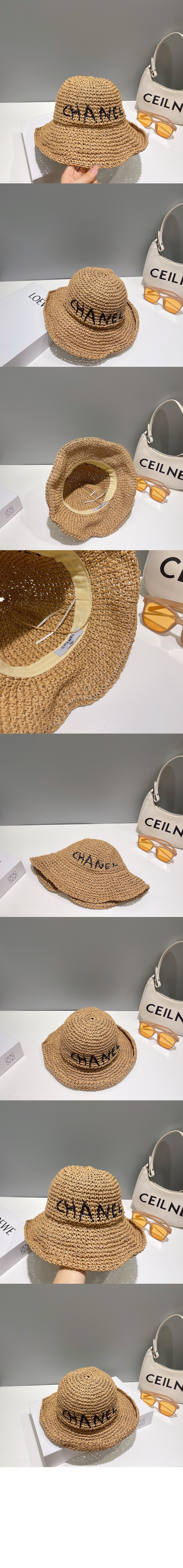 샤넬 밀짚모자 선캡 AA5541