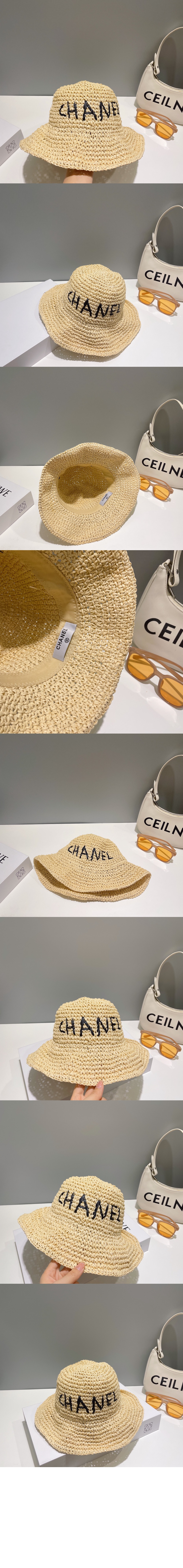 샤넬 밀짚모자 선캡 AA5541
