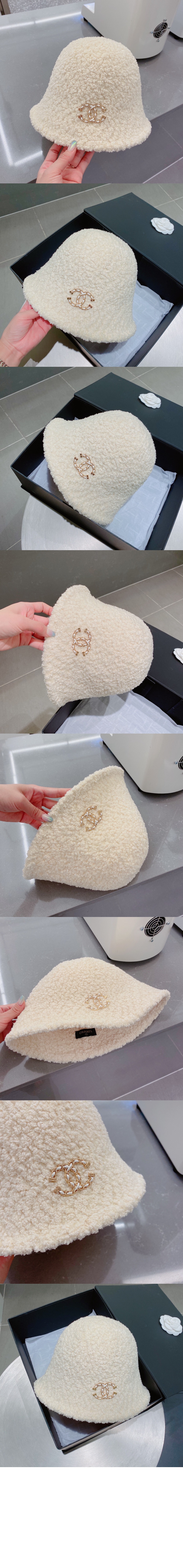 샤넬 램스울 벙거지 AA5781