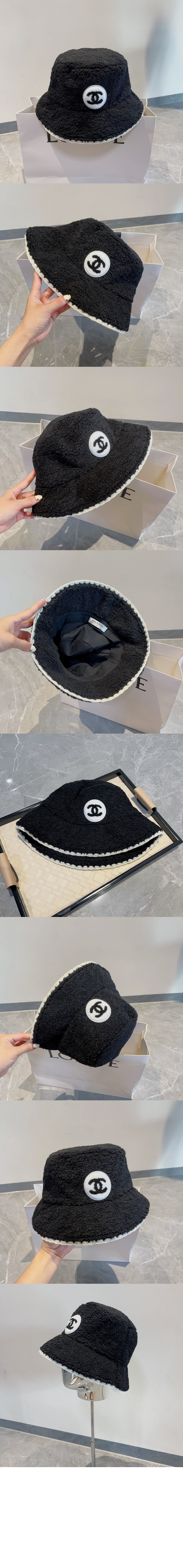 샤넬 뽀글이 벙거지 AA4318