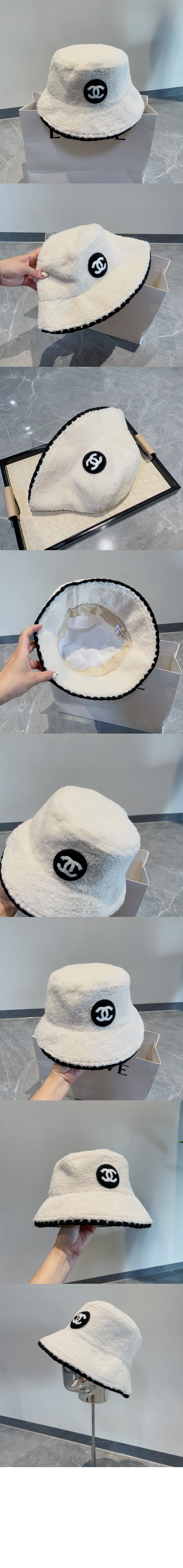 샤넬 뽀글이 벙거지 AA4318