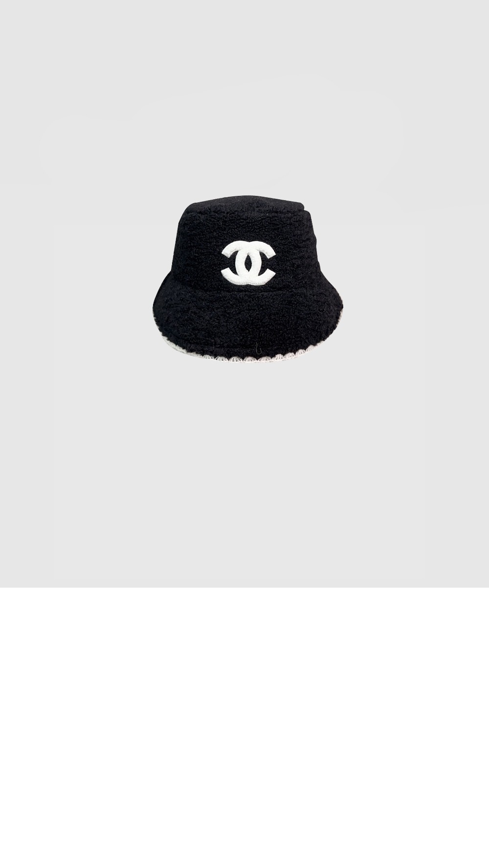 샤넬 램스울 벙거지 AA1346