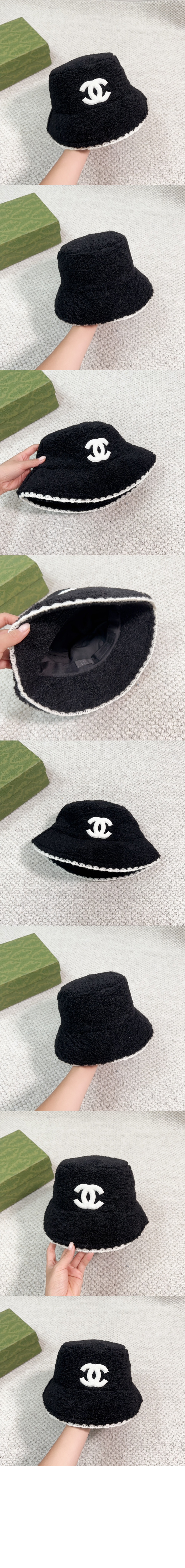 샤넬 램스울 벙거지 AA1346