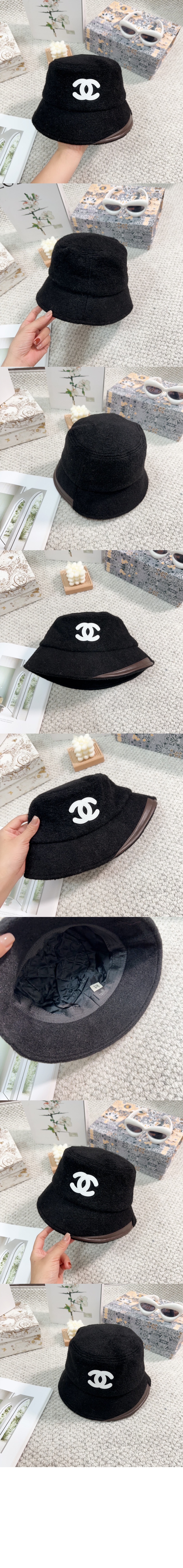 샤넬 램스울 벙거지 AA6374