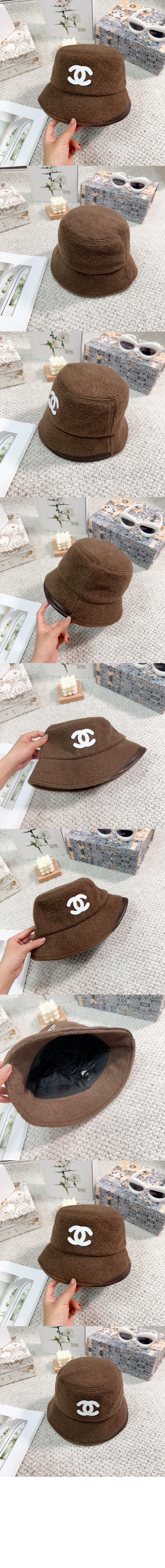 샤넬 램스울 벙거지 AA6374