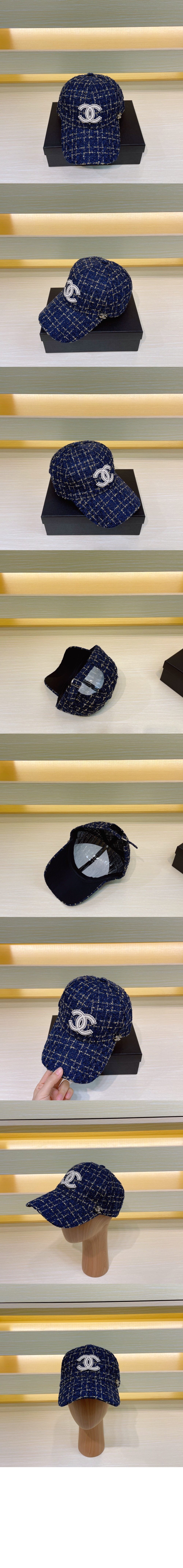 샤넬 니트 베이스볼 캡 AA5533