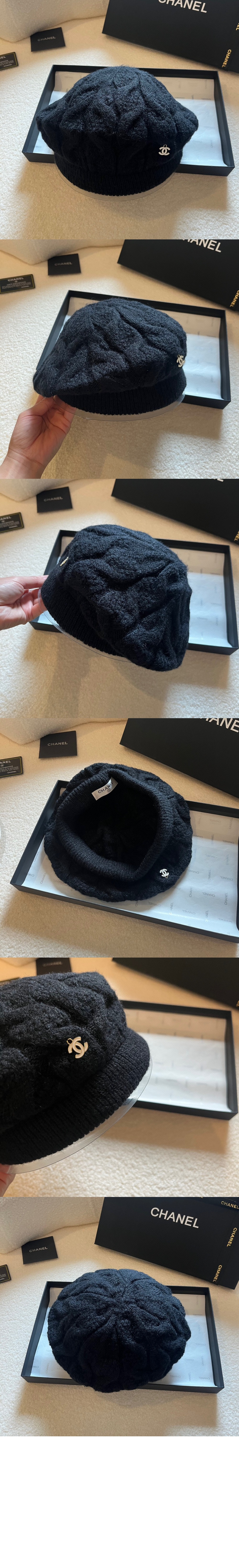 샤넬 니트 베레모 AA3738