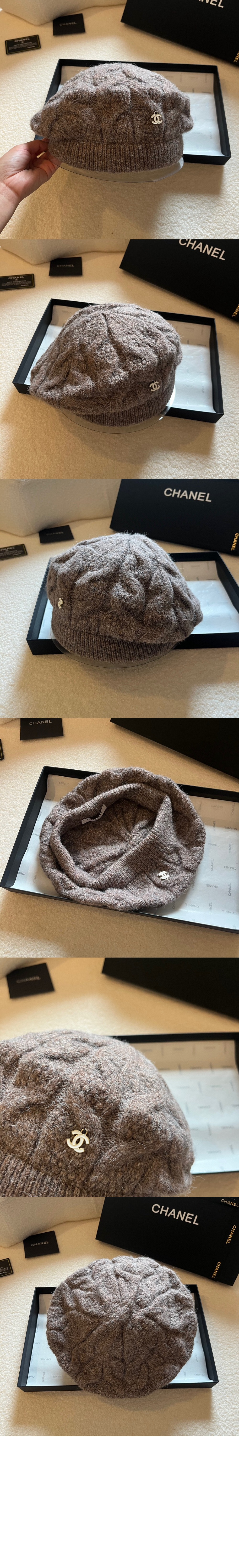 샤넬 니트 베레모 AA3738