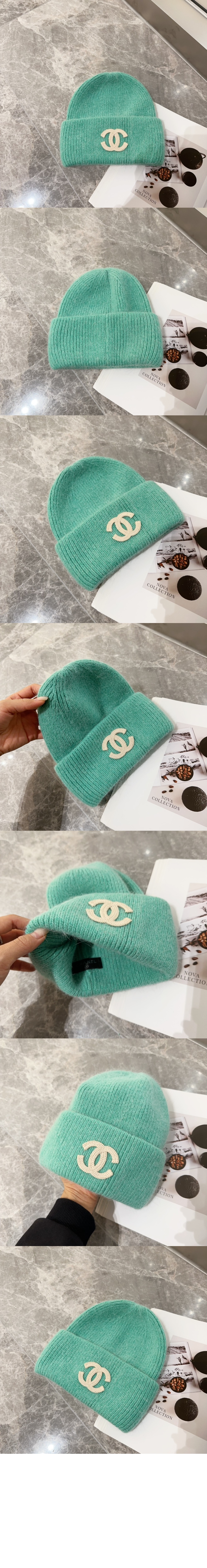 샤넬 니트모자 AA8977
