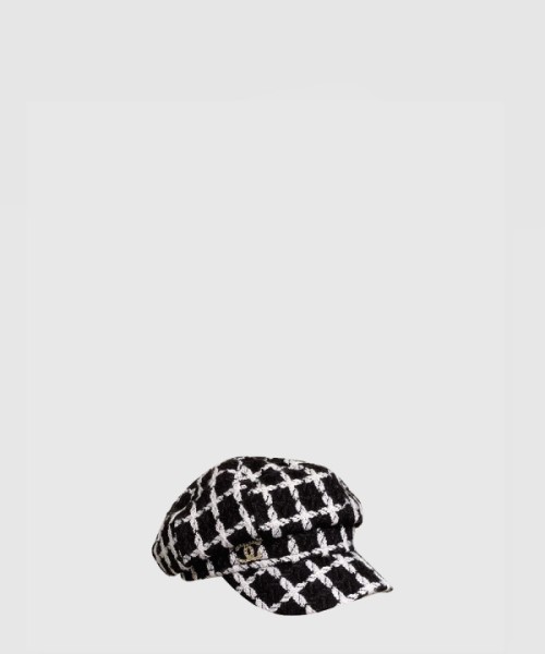 샤넬 울 트위드 팔각모자 AA8913